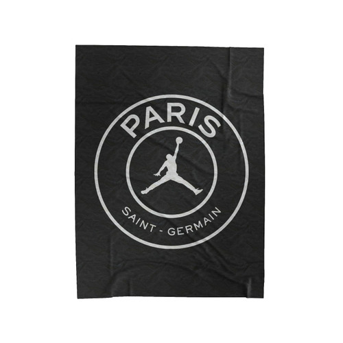Paris Jordan Logo Velveteen Blanket