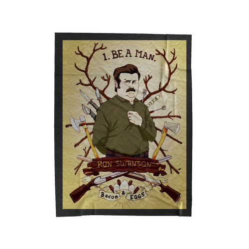 Parks And Recreation Velveteen Blanket