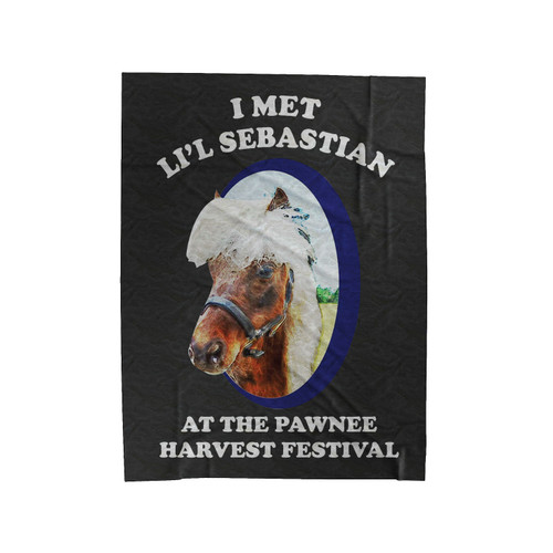 Parks And Recreation Li'L Sebastian 1 Velveteen Blanket