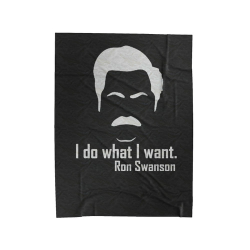 Parks And Recreation Parks And Rec I Do What I Want Velveteen Blanket