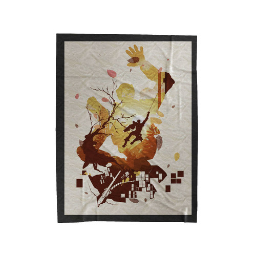 Pathfinder Apex Legends Velveteen Blanket