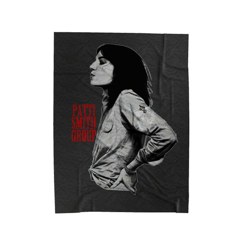 Patricia Lee Patti Smith Group Punk Rocker Velveteen Blanket