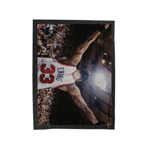 Patrick Ewing Basketball Player Velveteen Blanket