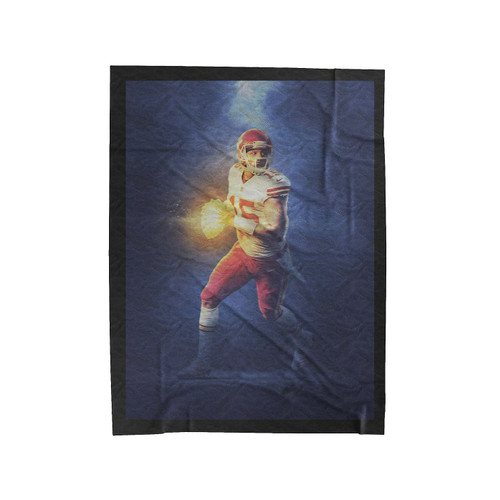 Patrick Mahomes 5 Velveteen Blanket