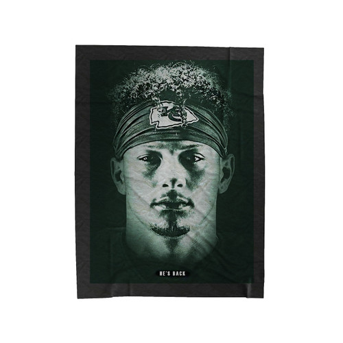 Patrick Star Mahomes Kansas City Velveteen Blanket