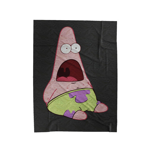 Patrick Surprised Face Velveteen Blanket Patrick Surprised Face Velveteen Blanket