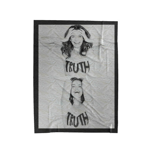 Paulina Porizkova Velveteen Blanket