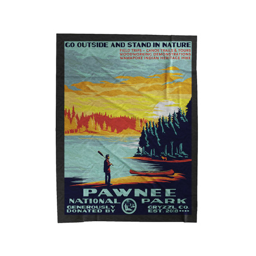 Pawnee National Park Velveteen Blanket