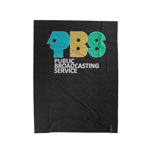 Pbs Retro Logo Public Broadcast Velveteen Blanket
