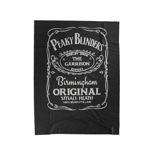 Peaky Blinders The Garrison Inspired Velveteen Blanket