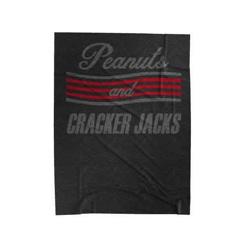 Peanuts And Cracker Jacks Velveteen Blanket