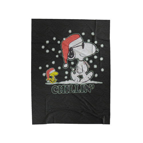 Peanuts Snoopy Christmas Chillin Velveteen Blanket