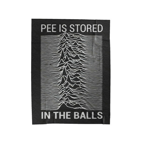 Pee Is Stored In The Balls Joy Division Velveteen Blanket