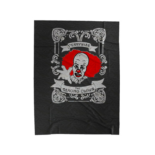 Pennywise It The Dancing Clown Velveteen Blanket