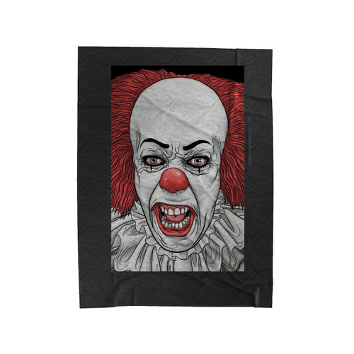 Pennywise The Dancing Clown It Stephen King We All Float Down Velveteen Blanket