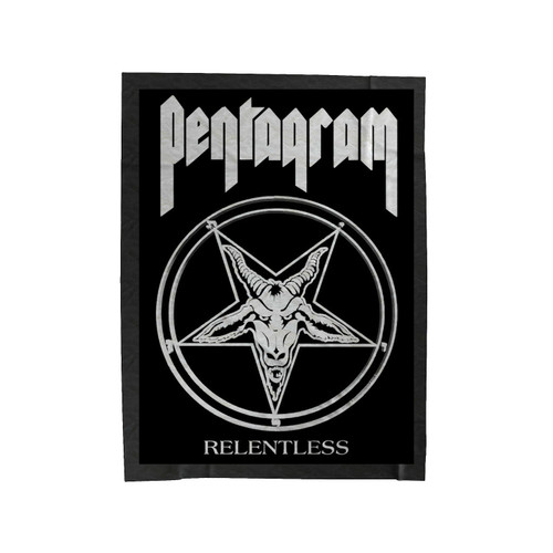 Pentagram Relentless Velveteen Blanket