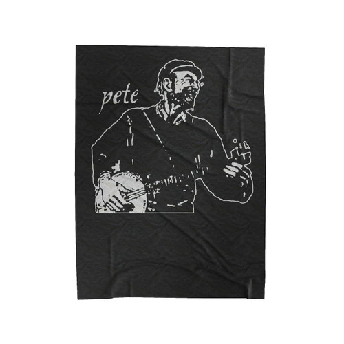 Pete Seeger Velveteen Blanket