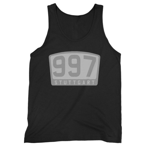 Our cotton 997 stuttgart emblem men tank top is perfect for those intense workouts in the gym, at practice or pickup games.