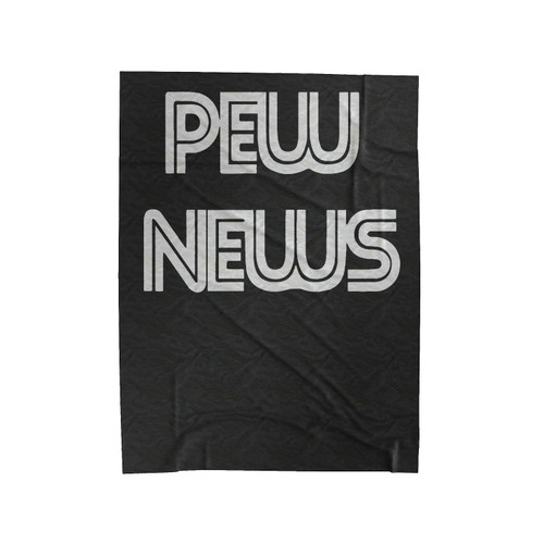 Pewdiepie Pew News 2 Velveteen Blanket