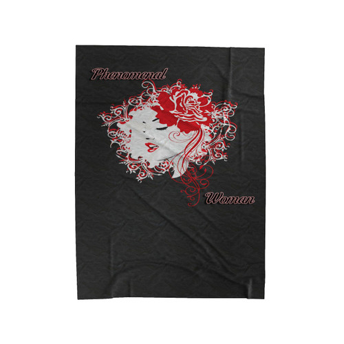 Phenomenal Woman Velveteen Blanket