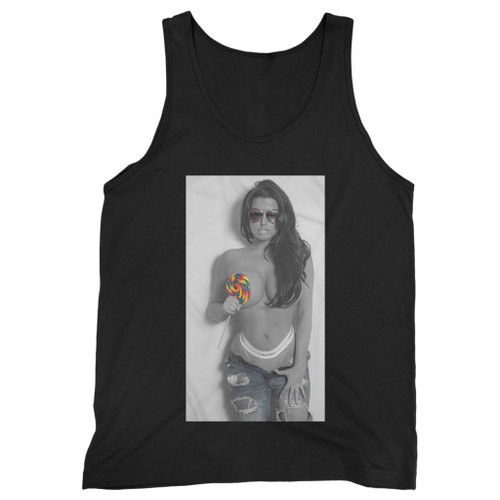 Our cotton abigail ratchford lollipop sexy men tank top is perfect for those intense workouts in the gym, at practice or pickup games.