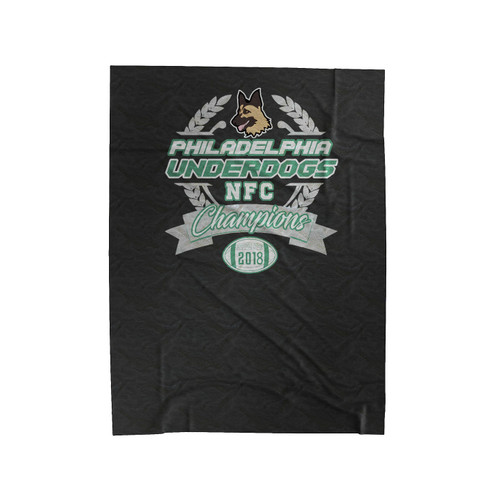 Philadelphia Underdogs Nfc Champions 2018 Velveteen Blanket
