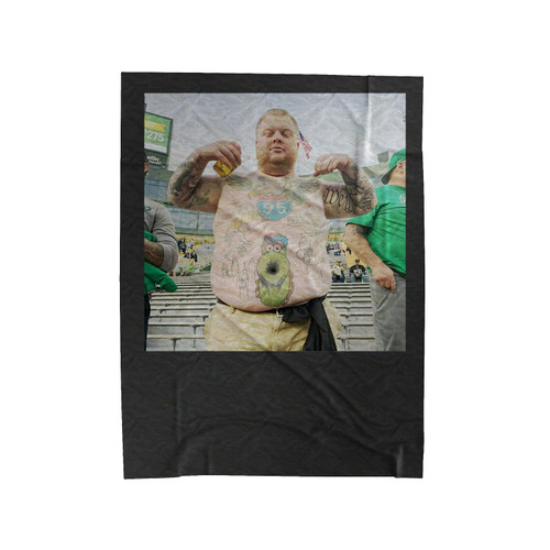 Philly Phanatic Philadelphia Eagles Tattoo Velveteen Blanket