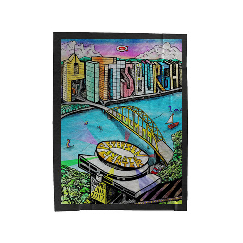 Phish Pittsburgh Summer Tour Velveteen Blanket
