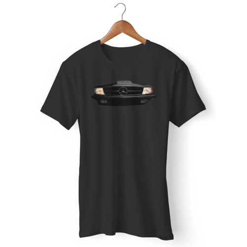 Mercedes Benz Sl R107 500 Headlights Glow Men T Shirt