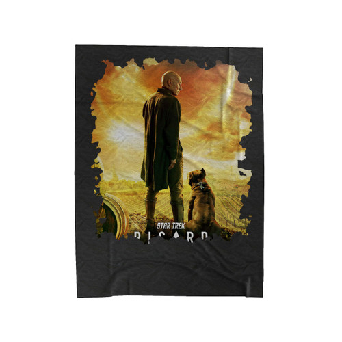 Picard Returns Velveteen Blanket