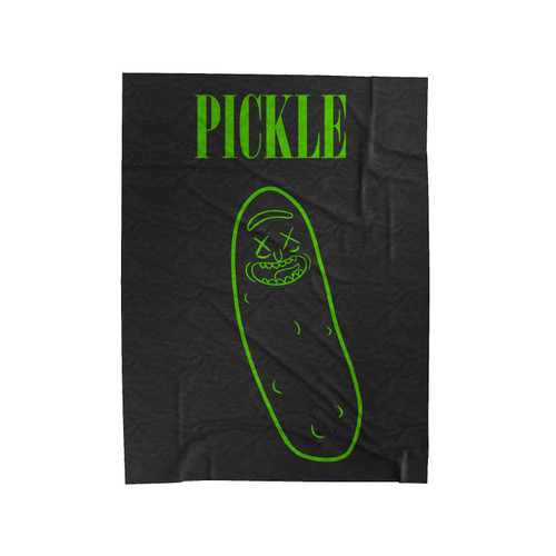Pickle Rick And Morty Velveteen Blanket