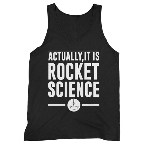Our cotton actually it is rocket science funny space men tank top is perfect for those intense workouts in the gym, at practice or pickup games.