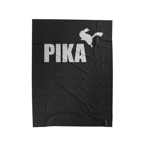 Pika Pokemon Pikachu Parody Funny Gamer Velveteen Blanket