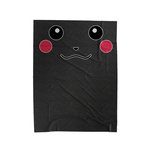 Pikachu Face Pokemon Go Velveteen Blanket