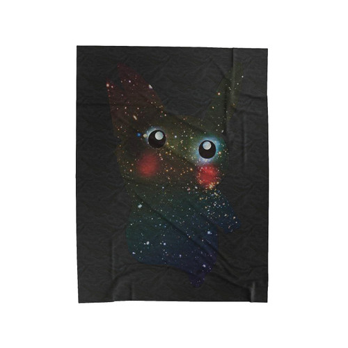 Pikachu Galaxy Nebula Velveteen Blanket