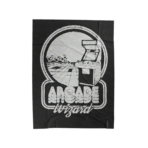 Pinball Wizard Arcade Flipper Oldschool Retro Vintage Velveteen Blanket