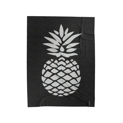 Pineapple Fruit Food Velveteen Blanket