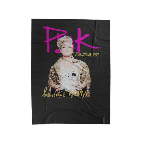 Pink Beautiful Album Trauma World Tour 2019 Velveteen Blanket