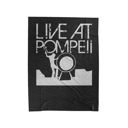 Pink Floyd Live At Pompeii 1 Velveteen Blanket