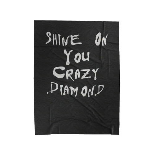 Pink Floyd Shine On You Crazy Diamond Song Lyrics Retro Velveteen Blanket