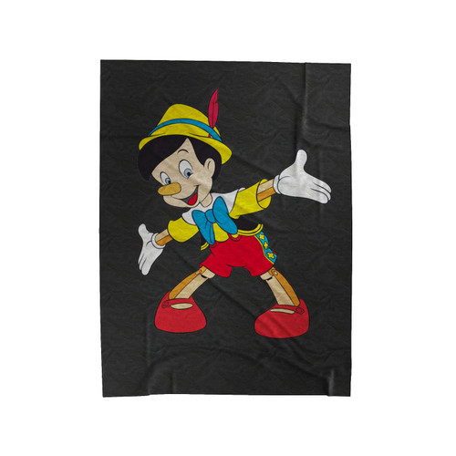 Pinocchio Is Fun Velveteen Blanket