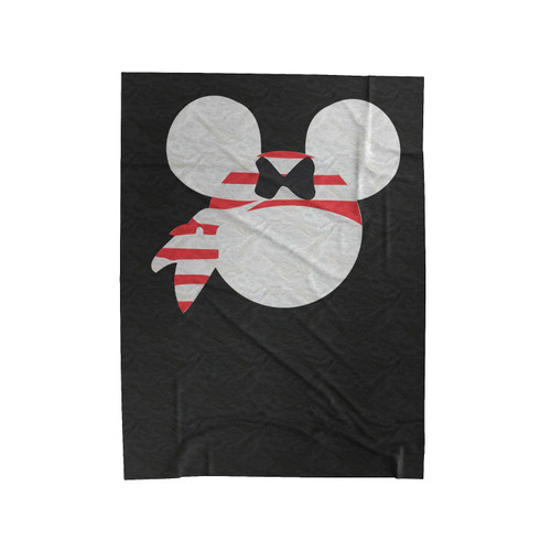 Pirate Minnie Disney Velveteen Blanket