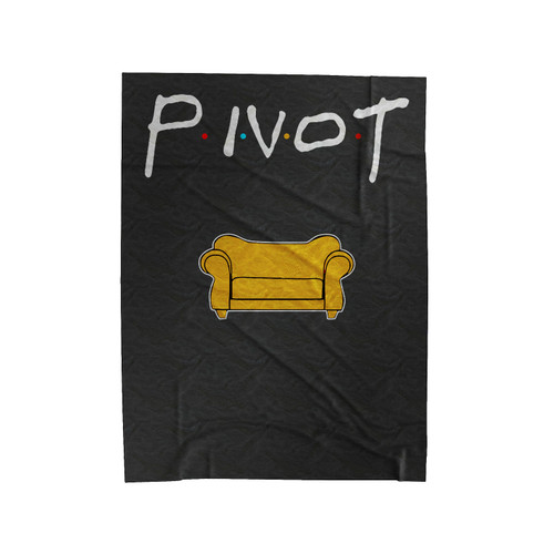 Pivot Of The Friends Tv Show 2 Velveteen Blanket