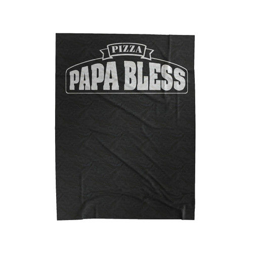 Pizza Papa Bless Velveteen Blanket