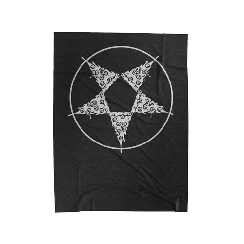 Pizza Pentagram Junk Food Fast Food Velveteen Blanket