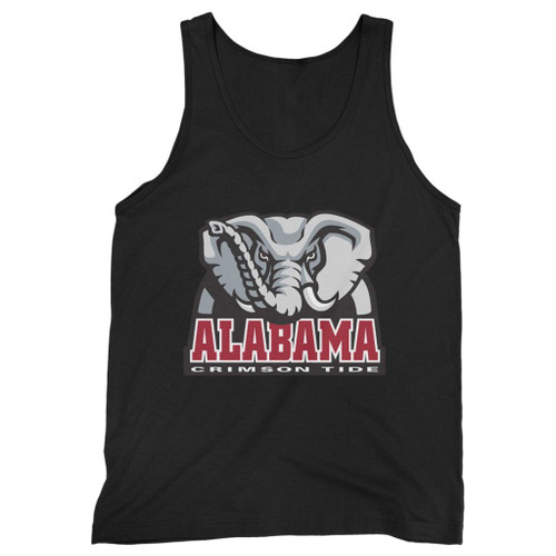 Our cotton alabama elephant logo men tank top is perfect for those intense workouts in the gym, at practice or pickup games.