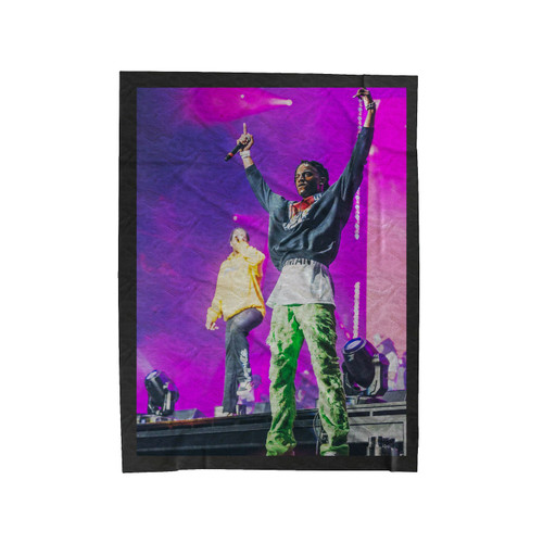 Playboi Carti And Asap Rocky Hip Hop Concert Velveteen Blanket