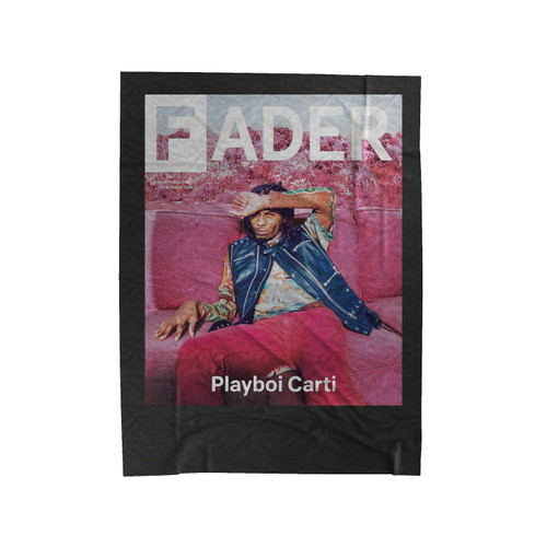 Playboi Carti Fader Velveteen Blanket