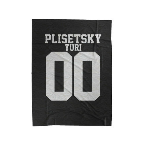 Plisetsky Yuri On Ice Jersey Velveteen Blanket