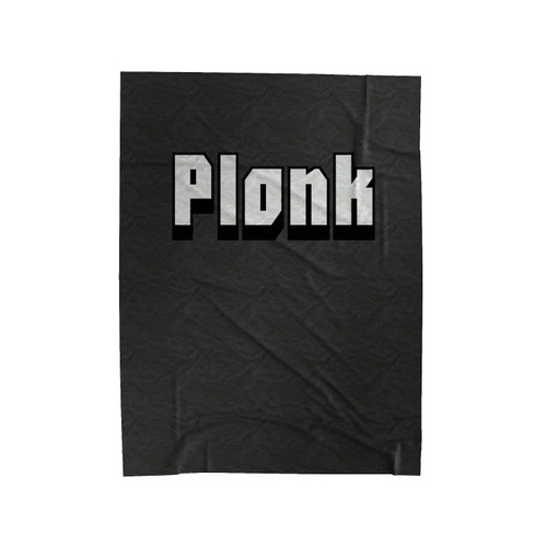 Plonk 2 Velveteen Blanket